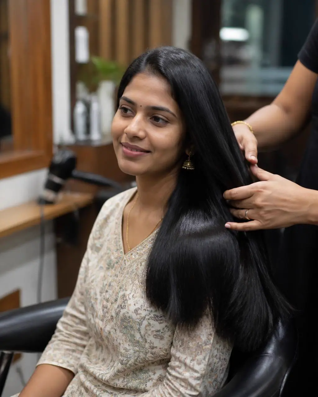 Cysteine treatment at Kelaya Hair & Beauty Salon, Kottayam